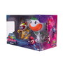 Jakks Pacific Figure d'action premium Bowser Jr. 13 cm avec voiture Clown Car interactif Super Mario Galaxy