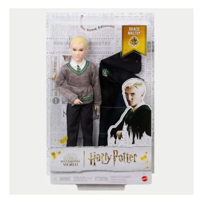 Mattel Harry Potter Drago Malefoy Poupée avec Habillage et Accessoire HMF35