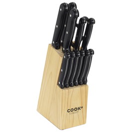 Cook Concept Ensemble de coupe de 13 pièces avec 11 couteaux et ciseaux