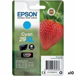 Epson Cartouche d'encre originale 29 XL Cyan (Pack de 10) de couleur Cyan