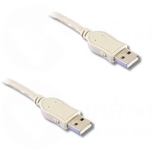 Lineaire Câble USB 2.0 Hi-Speed Type A Mâle à Type A Mâle 1.8m, Blindé, Compatible Appareils USB Type A Femelle
