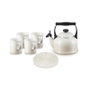 Le Creuset Set de 6 Tasses de Thé Beige, 0,35 l