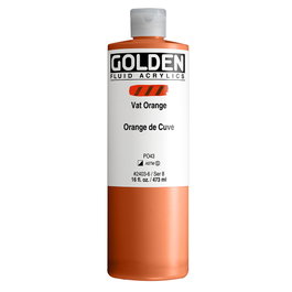 Golden Fluid Couleurs Acryliques Orange 473 ml