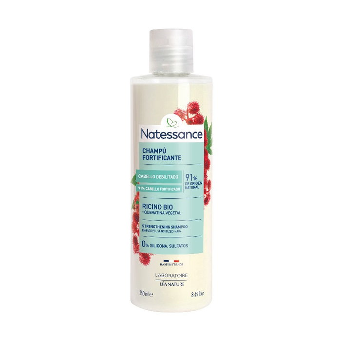 NATESSANCE Shampoo Ricin Réparateur-Fortifiant 250ml NATESSANCE Shampoo Ricin Réparateur-Fortifiant 250ml