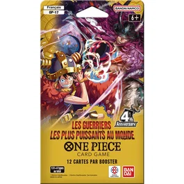 Asmodee One Piece CG - Blister Booster OP-17 Les Guerriers Les Plus Puissants Au Monde
