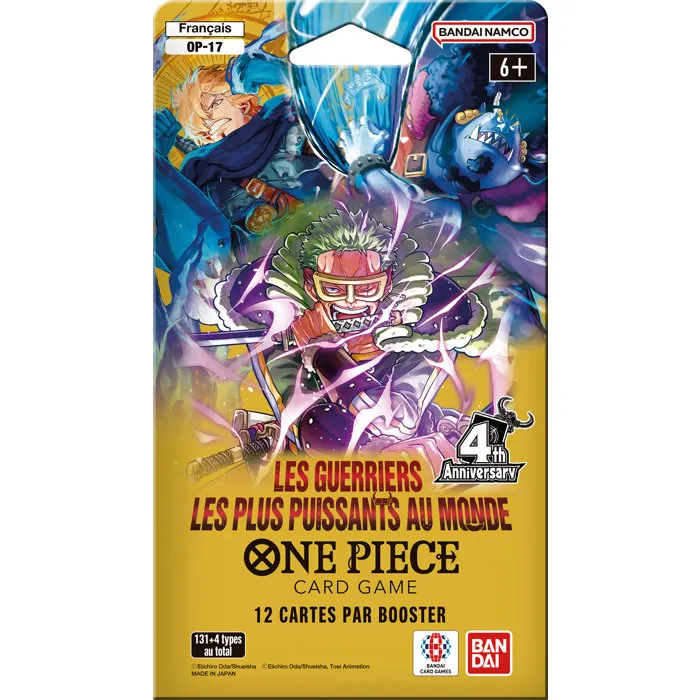 Asmodee One Piece CG - Blister Booster OP-17 Les Guerriers Les Plus Puissants Au Monde