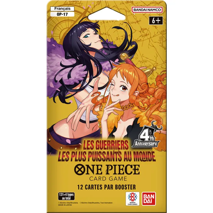 Asmodee One Piece CG - Blister Booster OP-17 Les Guerriers Les Plus Puissants Au Monde