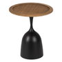 BigBuy Garden Petite Table d'Appoint Noir Doré