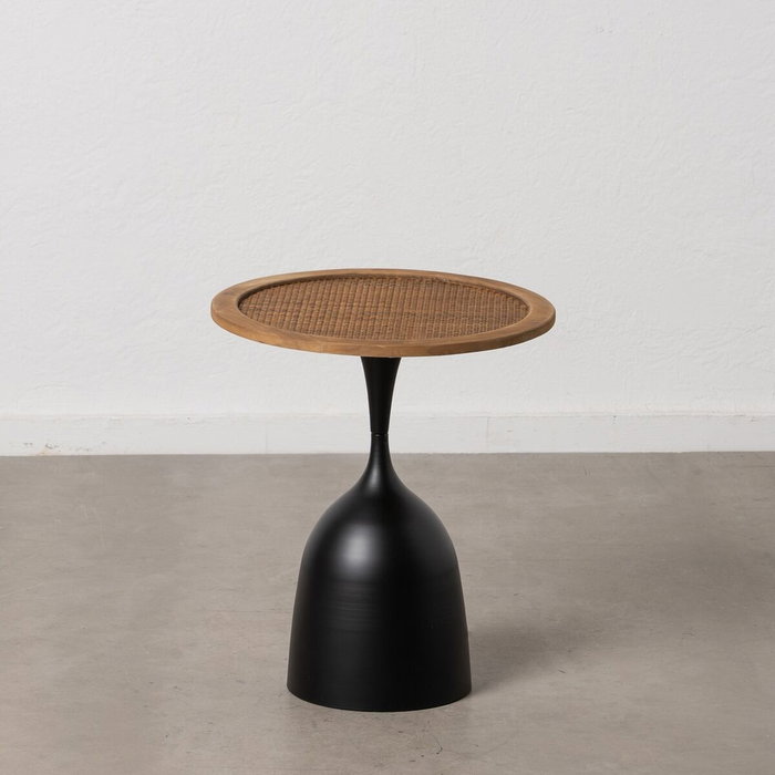 BigBuy Garden Petite Table d'Appoint Noir Doré BigBuy Garden Petite Table d'Appoint Noir Doré