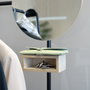 Vinthera Moa Porte-manteau avec miroir Noir Beige