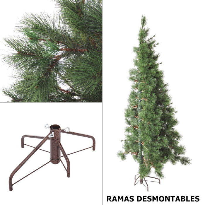 BigBuy Home Sapin de Noël Vert 120 x 120 x 210 cm