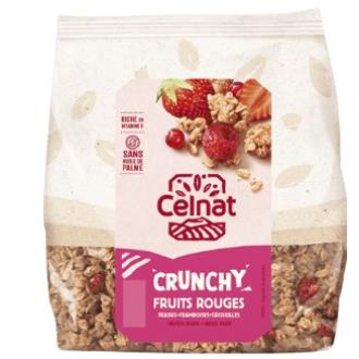 CELNAT Muesli Crunchy Frutos Rojos Bio 500g