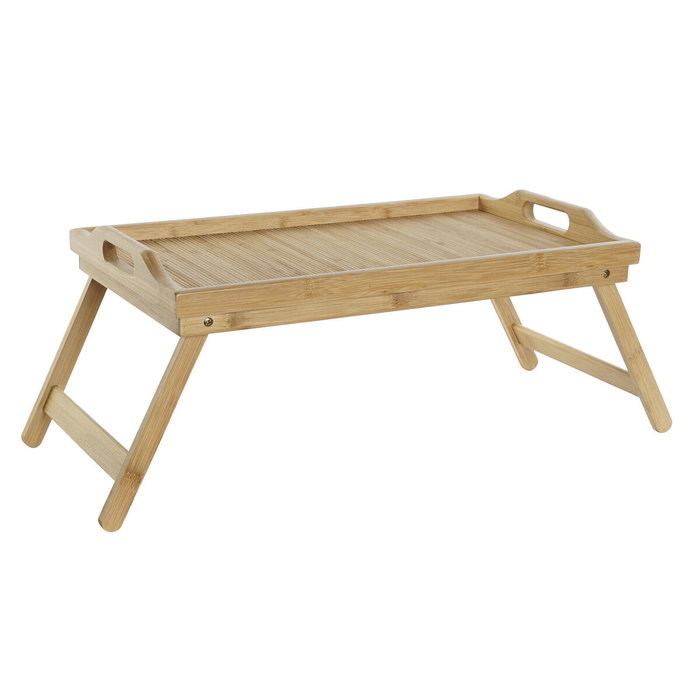 DKD Home Decor Plateau de lit pliable en Bambou 64 x 30 x 24 cm DKD Home Decor Plateau de lit pliable en Bambou 64 x 30 x 24 cm