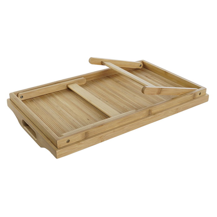 DKD Home Decor Plateau de lit pliable en Bambou 64 x 30 x 24 cm DKD Home Decor Plateau de lit pliable en Bambou 64 x 30 x 24 cm