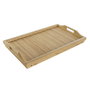 DKD Home Decor Plateau de lit pliable en Bambou 64 x 30 x 24 cm