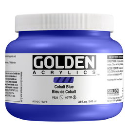 Golden Peinture Acrylique Heavy Body Bleu Cobalt 946 ml