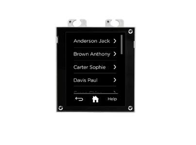 2N - Module d'affichage tactile 4" LCD pour interphone IP Verso, résistant IK7, 350 cd/m², 280 g, pour intérieur/extérieur