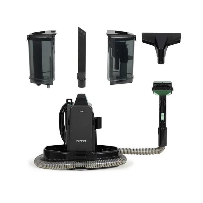 Livoo DOH144 Pure'up Nettoyeur multi-surfaces aspirateur à eau et à sec, 1300 ml, 600 ml, 13 kPa, avec 3 accessoires Livoo DOH144 Pure'up Nettoyeur multi-surfaces aspirateur à eau et à sec, 1300 ml, 600 ml, 13 kPa, avec 3 accessoires