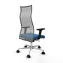 Chaise de Bureau Piqueras y Crespo B2D086N Bleu clair