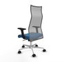 Chaise de Bureau Piqueras y Crespo B2D086N Bleu clair