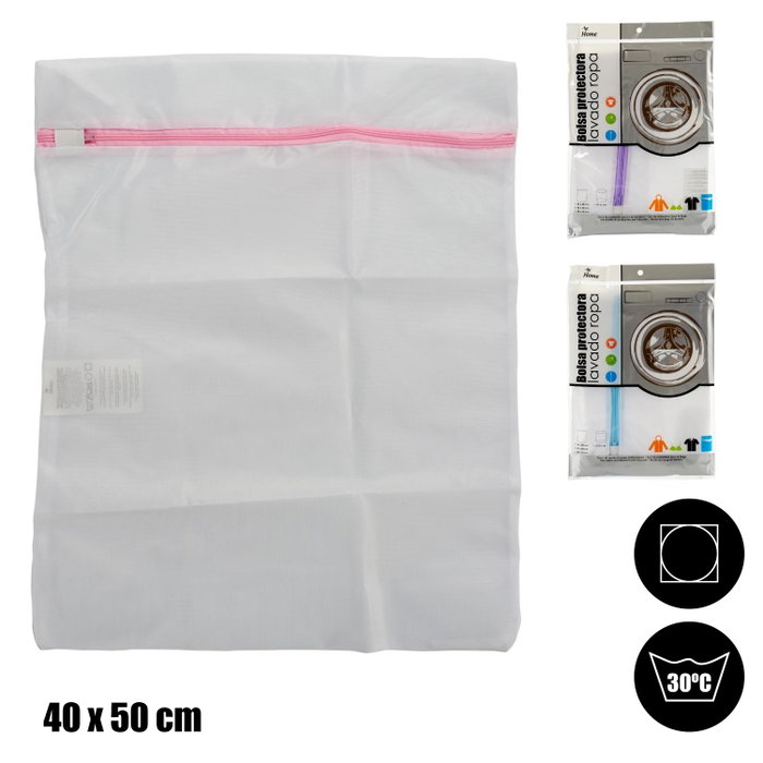Kipit Sac Lavable Pour Lingerie 40x50 cm Polyester Couleurs Assorties (Set de 48)