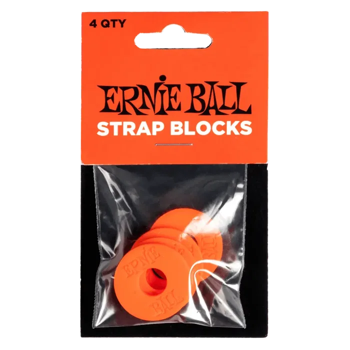 Ernie Ball Strap Blocks 4 pcs - Rouge