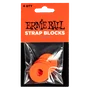 Ernie Ball Strap Blocks 4 pcs - Rouge