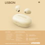 Urbanista Lisbon Écouteurs True Wireless Bluetooth 5.2 avec 27h d'autonomie, Charge USB-C, Contrôle Tactile