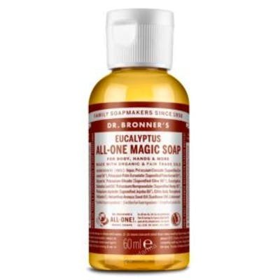 Dr. Bronner's Savon liquide Eucalyptus 60 ml Dr. Bronner's Savon liquide Eucalyptus 60 ml