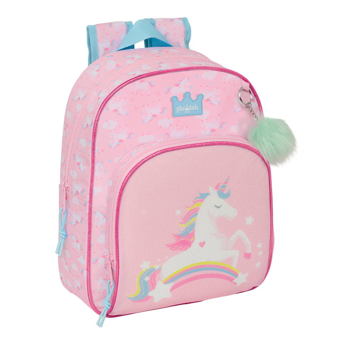 Cartable Glow Lab Rose 28 x 34 x 10 cm Cartable Glow Lab Rose 28 x 34 x 10 cm
