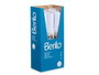 Berilo Tapis de Bain Antidérapant à Carreaux Blanc Grd - 39x67,7 cm (Set de 6)