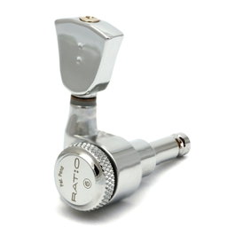 Graphtech RATIO Electric Locking 3+3 Vintage Chrome 2 Pin Mécaniques de guitare