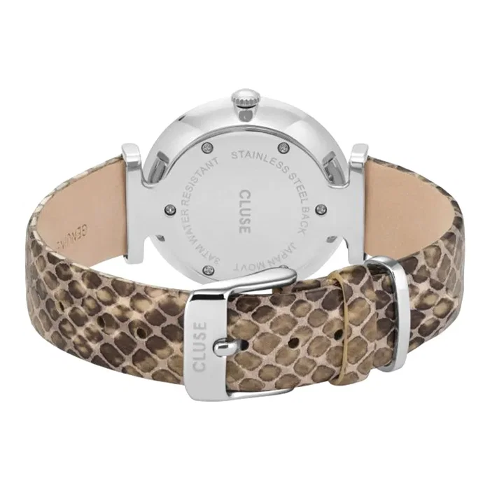 Cluse Reloj Cluse CL61009 Beige et Argenté