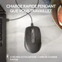 Logitech MX Anywhere 3S - Souris sans fil avec capteur 8K DPI, molette défilement rapide, connectivité multi-appareils et recharge USB-C - Blanc