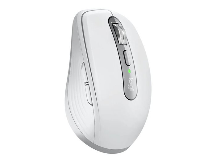 Logitech MX Anywhere 3S – Souris sans fil Bluetooth avec capteur Darkfield 8000 dpi, rechargeable USB-C, Silencieuse, Gris Pâle Logitech MX Anywhere 3S – Souris sans fil Bluetooth avec capteur Darkfield 8000 dpi, rechargeable USB-C, Silencieuse, Gris Pâle