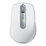 Logitech MX Anywhere 3S – Souris sans fil Bluetooth avec capteur Darkfield 8000 dpi, rechargeable USB-C, Silencieuse, Gris Pâle