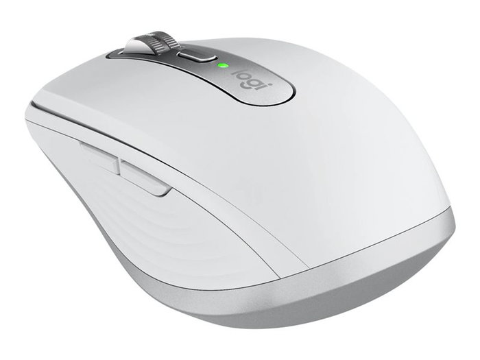 Logitech MX Anywhere 3S – Souris sans fil Bluetooth avec capteur Darkfield 8000 dpi, rechargeable USB-C, Silencieuse, Gris Pâle Logitech MX Anywhere 3S – Souris sans fil Bluetooth avec capteur Darkfield 8000 dpi, rechargeable USB-C, Silencieuse, Gris Pâle