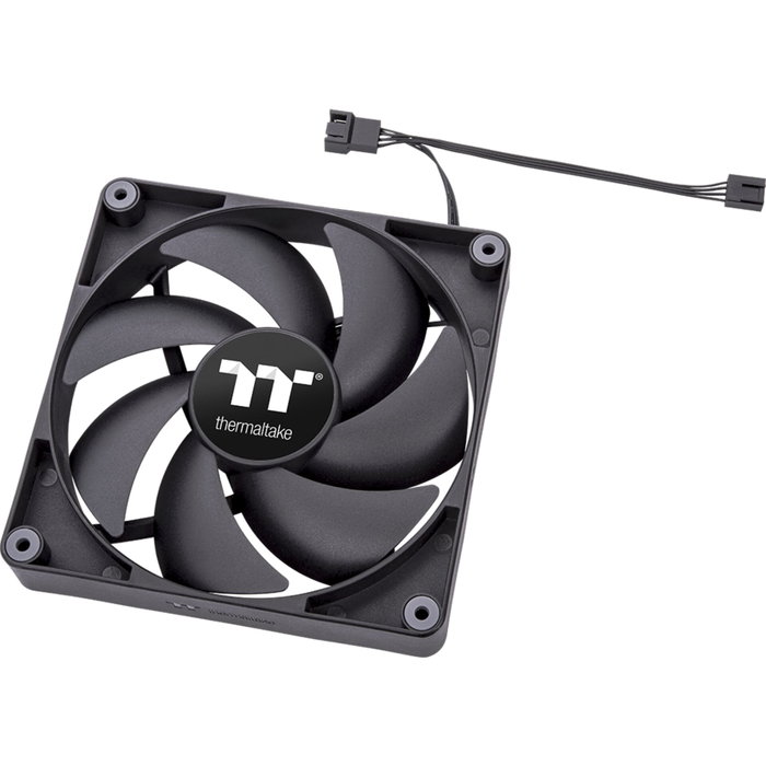 Thermaltake CT120 Pack de 2 ventilateurs de refroidissement PC 120 mm Noir
