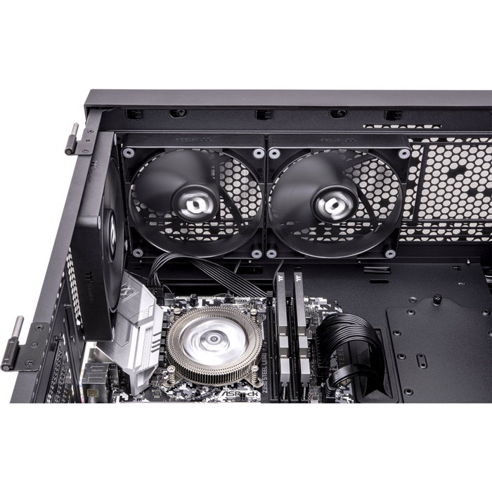 Thermaltake CT120 Pack de 2 ventilateurs de refroidissement PC 120 mm Noir