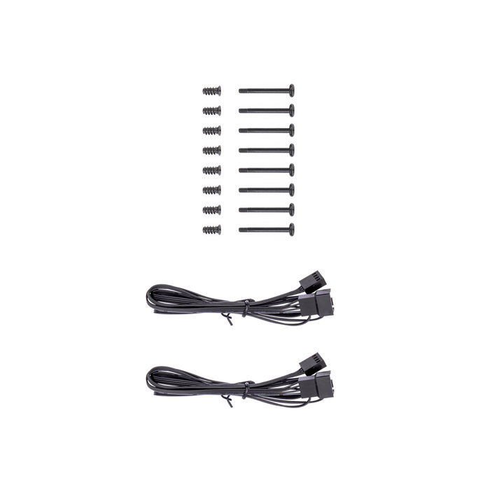 Thermaltake CT120 Pack de 2 ventilateurs de refroidissement PC 120 mm Noir