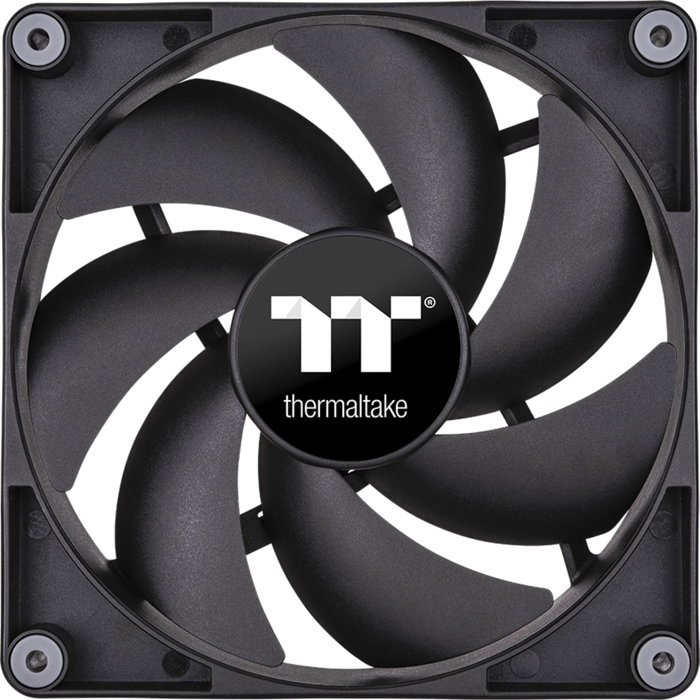 Thermaltake CT120 Pack de 2 ventilateurs de refroidissement PC 120 mm Noir