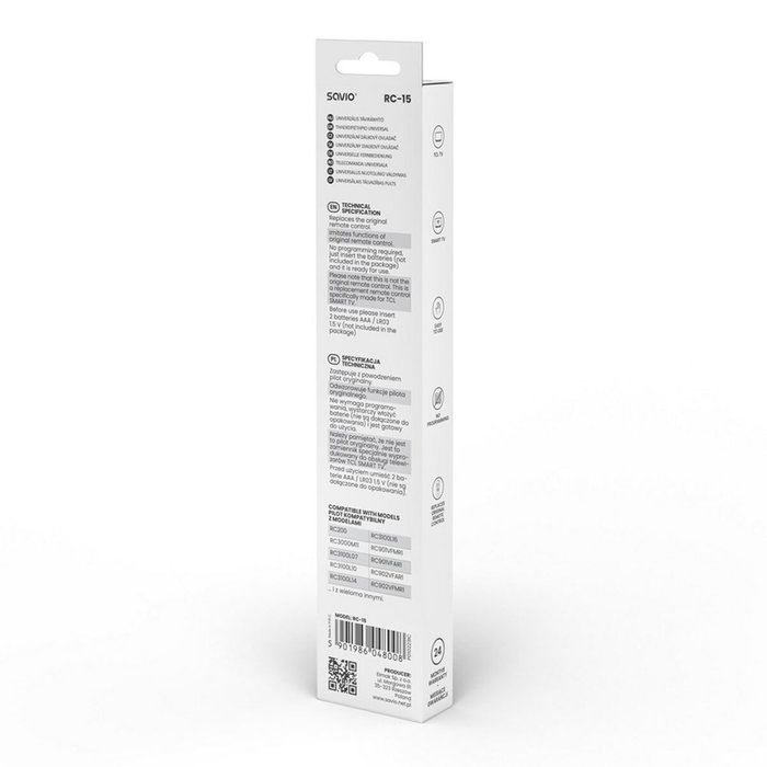 Télécommande Universelle Savio RC-15 Télécommande Universelle Savio RC-15