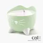 Cat It PIXI Fontaine à Eau Automatique pour Chat avec Filtre, 2.5L, Vert - Source d'Eau Fraîche Continue pour Prévention des Maladies Urinaires
