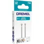 Dremel Lot de 2 pointes diamantées 7105, diamètre 4.4mm - Pour la découpe, gravure et finition sur bois, verre, céramique, acier et pierres semi-précieuses