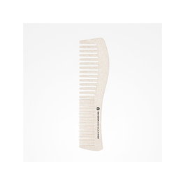 Bifull Peigne double usage Ren Natur en fibre de blé - Démêlage et coupe - Couleur sable - Peigne professionnel durable et écologique N°7