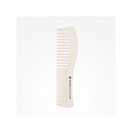 Bifull Peigne double usage Ren Natur en fibre de blé - Démêlage et coupe - Couleur sable - Peigne professionnel durable et écologique N°7