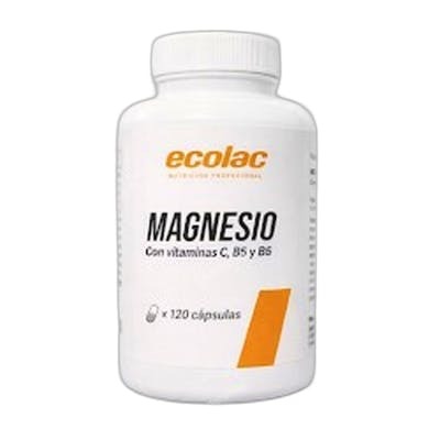 ECOLAC MAGNESIO VITAMINAS C, B5 Y B6 - 120 capsules ECOLAC MAGNESIO VITAMINAS C, B5 Y B6 - 120 capsules