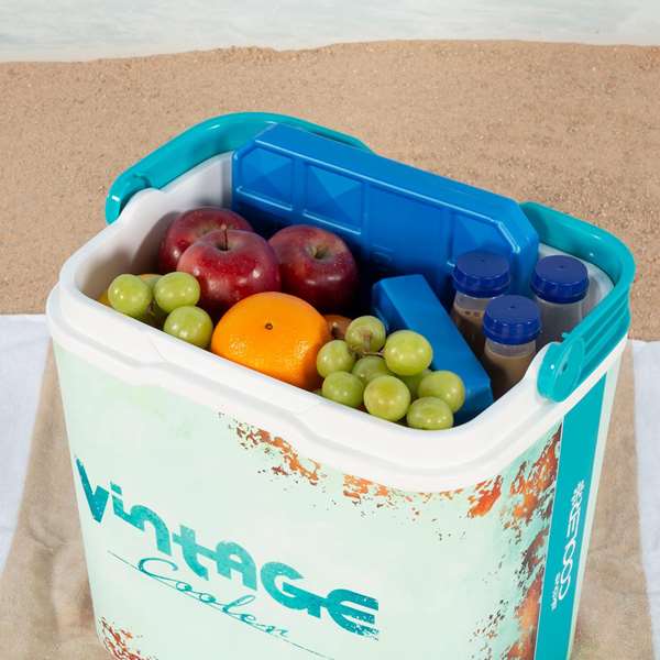 Color Baby Glacière Rigide Classique Plastique 24 Litres - Réfrigérateur Portatif pour Enfant (Dès 3 Ans)