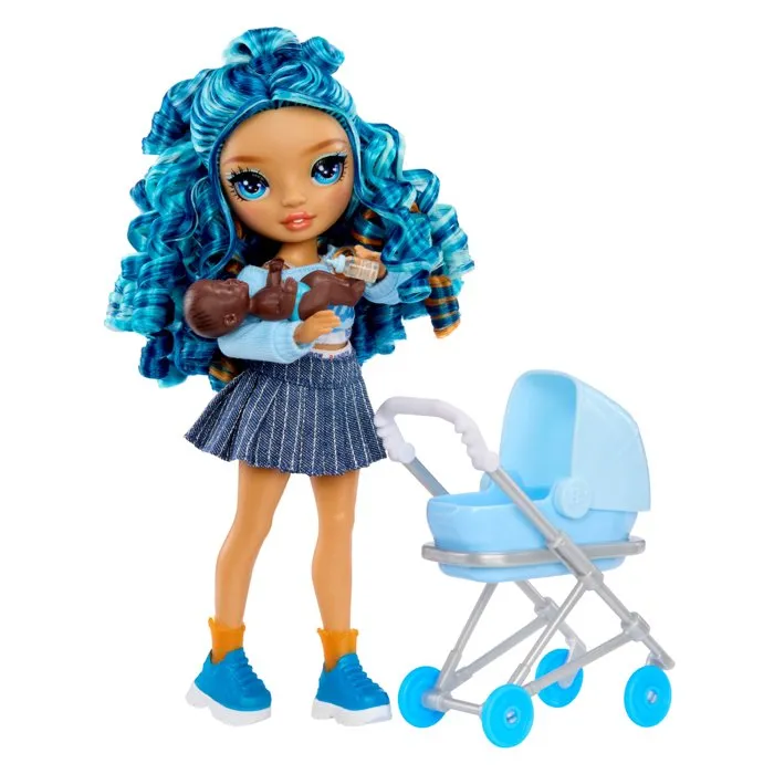 Rainbow High Skyler Bradshaw Junior High Babysitters avec Poussette et Accessoires