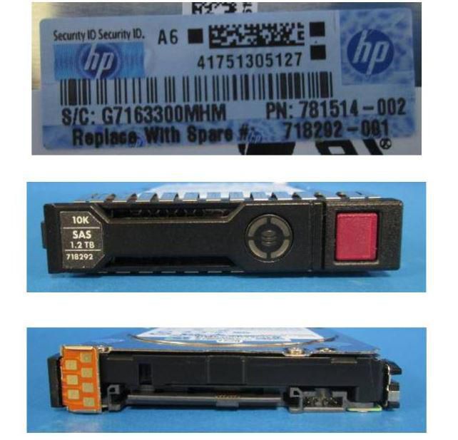 HP 1,2 To SAS 10 000 tr/min 2,5 pouces SFF